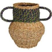 Cambridge decoration vase green - h28xd25cm