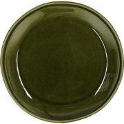 Mica Decorations Rhea Ontbijtbord - Ø20 cm - Keramiek - Groen
