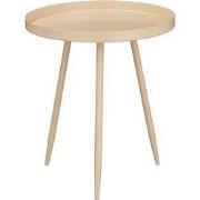 Flores side table beige - h37,5xd34cm