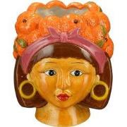 Funny pot orange - l20xw20xh22cm