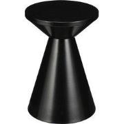 Mica Decorations Jim Bijzettafel - H45 x Ø31 cm - IJzer - Zwart