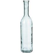 Mica Decorations Rioja Fles Vaas - H75 x Ø18 cm - Gerecycled Glas - Tr...