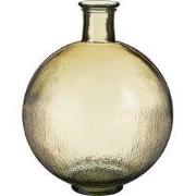 Mica Decorations Firenza Fles Vaas - H42 x Ø34 cm - Gerecycled Glas - ...