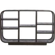 Light&living Kast open 140x35x90 cm DANE hout mat donker roodbruin