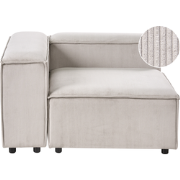 ARDAL - Hoekmodule - Taupe - Rechtszijdig - Corduroy
