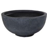 Arizona Round Bowl Graphite D36H16.5 cm bloempot
