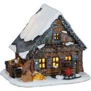 Woodworker barn led battery operated l17xw14xh14,5 cm