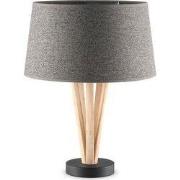 Home sweet home tafellamp Bindy houten takken & lampenkap Melrose - gr...
