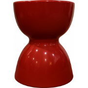 Fine Asianliving Keramische Kruk Rood Handgemaakt - Vesta D33xH46cm