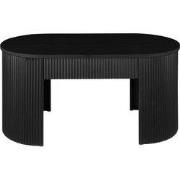 Leitmotiv - Bankje Estriado - Zwart