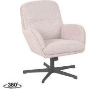 LABEL51 Fauteuil Moss - Naturel - Boucle