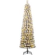Black Box Trees Charlton Smalle Kunstkerstboom met Warm Witte LED Verl...