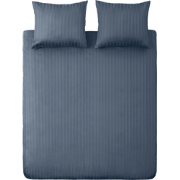 Ten Cate Katoensatijnen Dekbedovertrek - 240x200/220 - Donker Blauw
