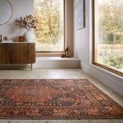 Laagpolig Wasbaar Vloerkleed - Nico Global - Rood - 150x230 cm