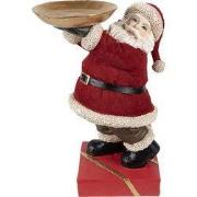 Clayre & Eef Kerstdecoratie Beeld Kerstman 26 cm Rood Polyresin