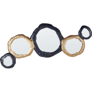 CHARNY - Wandspiegel - Goud/Zwart - 109 x 44 cm - Metaal