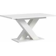 Eetkamertafel X-Poot 90x150/190cm Wit