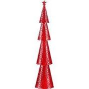 Mica Decorations Decoratie Kerstboom - L15 x B8 x H68 cm - IJzer - Roo...