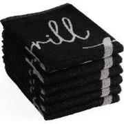 DoubleDry Luxe Keukenhanddoeken Set - 6 Stuks - 50x50 cm - 100% Katoen...