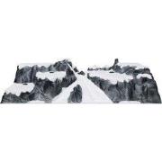 Basis kerstdorp skipiste 120x40cm