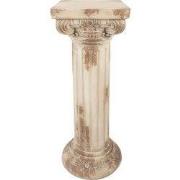 Clayre & Eef Plantentafel 35x35x92 cm Beige Keramiek