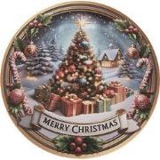 Clayre & Eef Onderbord Ø 33 cm Grijs Kunststof