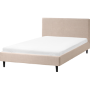 FITOU - Tweepersoonsbed - Beige - 120 x 200 cm - Polyester