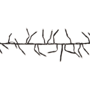 2,2-2,5 meter treecluster 1152 LED multi met timer