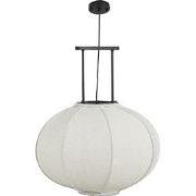 Mica Decorations Pego Hanglamp - H55 x Ø50 cm - Linnen - Off-white