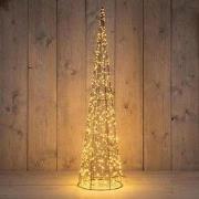 Kegel metaal 600led ip44 trafo met timer d25h100 cm classic warm