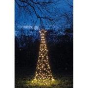 Boom met ster 236led flash classic warm ip44 trafo met timer d70h200 c...