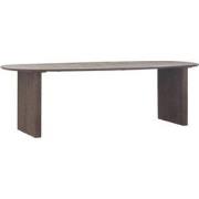 Eettafel Donkerbruin Mangohout Ovaal - 180x90x76cm - Aya
