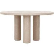 DTP Home Dining table Clio round 140 SAND,76xØ140 cm, mortex