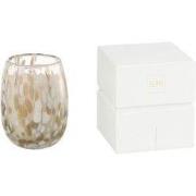 J-Line - Geurkaars Mia Wit/mix Glas Small - 10x10x13.75cm