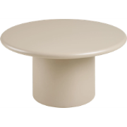Nelson ronde houten salontafel beige - Ø 80 cm
