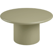 Nelson ronde houten salontafel groen - Ø 80 cm