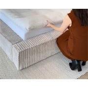 Boxspring Amour Donzo - 180x200 CM - Rib off white