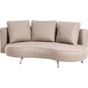 PARORI - Tuinbank 3-zits - Beige - Rechtszijdig - Olefine