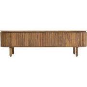 Tv-Meubel Bruin Mangohout Travertin - 175x40x50cm - Myra