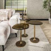Hoyz Collection - Bijzettafel Eclipse L - Goud Antiek Finish