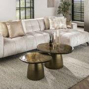 Hoyz Collection - Salontafel Eclipse Set-2 - Goud Antiek Finish