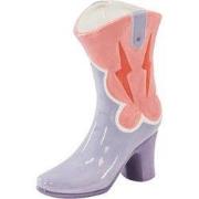 Flower Vase- Boot Vase- Ceramics- Pink/ Lilac-16,5x10.5x26,5cm