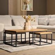 Starfurn - Salontafel Denver - Bruin - 60x120x42 cm