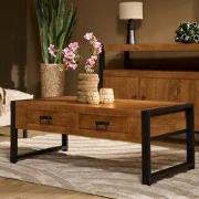 Starfurn - Salontafel Boaz - Bruin - 60x120x45 cm