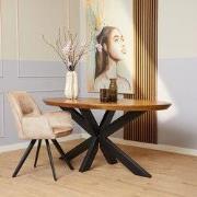 Starfurn - Eettafel Brandy - Bruin - 90x180x76 cm