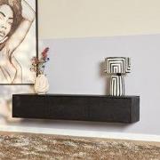 Starfurn - Tv meubel Vision - Zwart - 30x160x35 cm