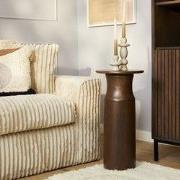 Starfurn - Bijzettafel Mason - Bruin - 40x40x60 cm