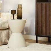 Starfurn - Bijzettafel Abbey - Wit - 33x33x45 cm