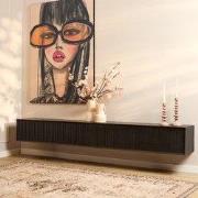 Starfurn - Tv meubel Madison - Zwart - 35x240x30 cm