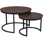 Starfurn - Salontafel Otik - Bruin - 70x70x45 cm